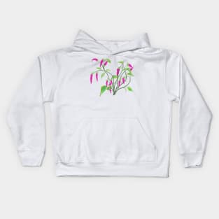 AUTUMN BUSH WITH PINK BERRIES . Kids Hoodie